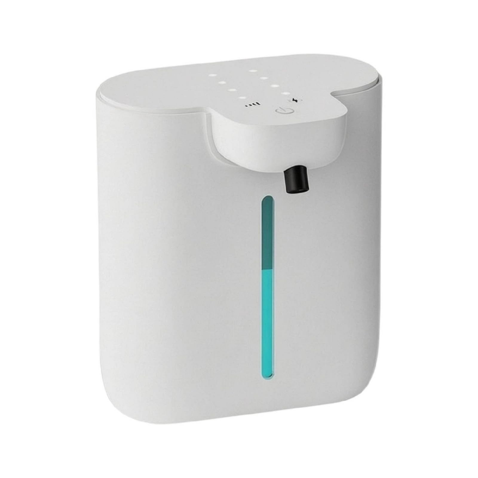 MERIGLARE Dispensador Jabón Montado en ed Higiénico, Dispensador Jabón sin Contacto, Compacto, para Baño, Cocina, Oficina, Líquido