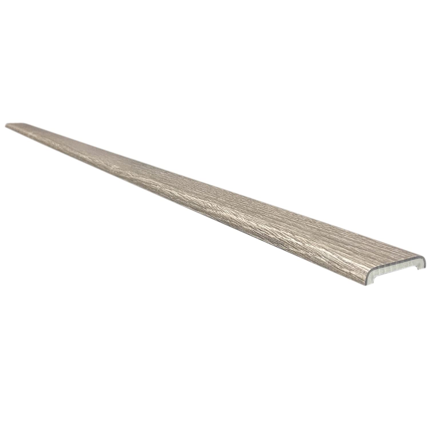 Step Solution Vinyl Wood Lookalike T Molding - Waterproof, Seamless for Home Depot Flooring - Professional Doorway and Floor Transition Molding - 42 Length - Sterling Oak (2 Pack)