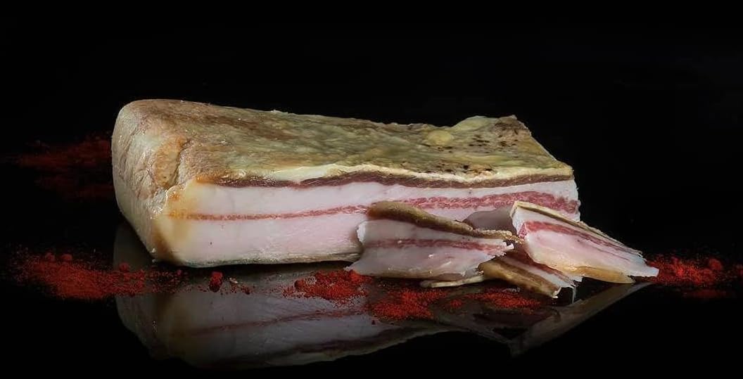 Panceta Curada Ibérica de Bellota – Pack de 2 Piezas 270g, Sabor Intenso y Jugoso