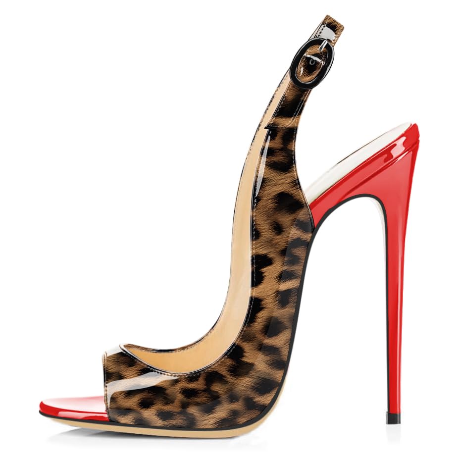 Sandales bride cheville femme Soireelady au design raffiné et talon aiguille 12cm