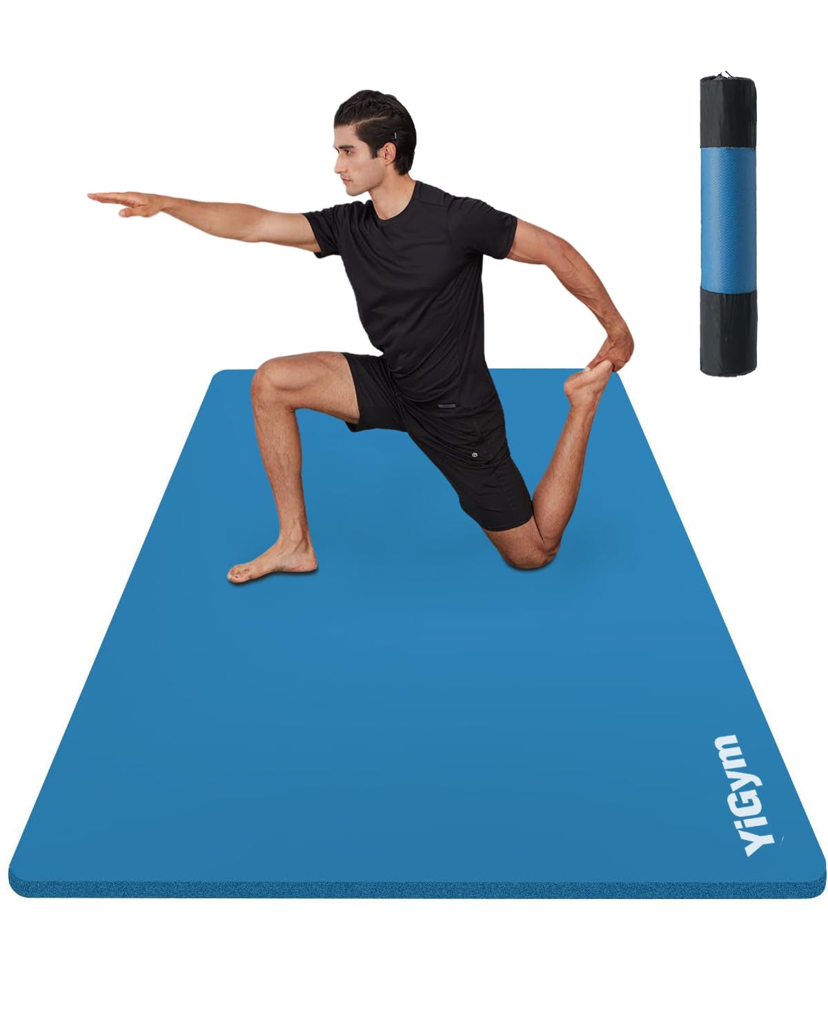 YiGym Yoga Mat Thick 10mm 190×90cm NBR Exercise mat for Yoga Pilates Gym