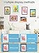 Orionstar Kids Art Frames, Artwork Picture Frames Changeable, Front Opening Picture Display Frames Holds 11.8X8.5inch 100 A4 Pcs, Artwork Display Storage Frames for Children, Home (Black 2 Pack)