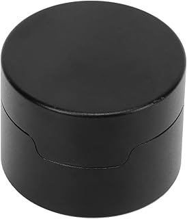 Cue Tip Chalk Holder, Round Aluminum Alloy Billiard Chalk Holder, Mini Magnetic Billiard Pool Chalks Carrier Case, Billiard Chalk Case for Billiard Cue Snooker Accessory