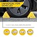 MaxxHaul 51169 Polyfoam Wheel Chocks with Steel Eyebolt – 2-Pack – 10″ × 8″ × 6″ Heavy-Duty Structural Foam – Bright Yellow – Vehicle & Trailer Safety for Cars, Trucks, RVs, Boats, ATVs