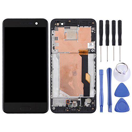 YANGJIE LCD Replacement Part LCD Screen and Digitizer Full Assembly with Frame Replacement LCD Repair Broken LCD for HTC U Play (Black) (Color : Black)