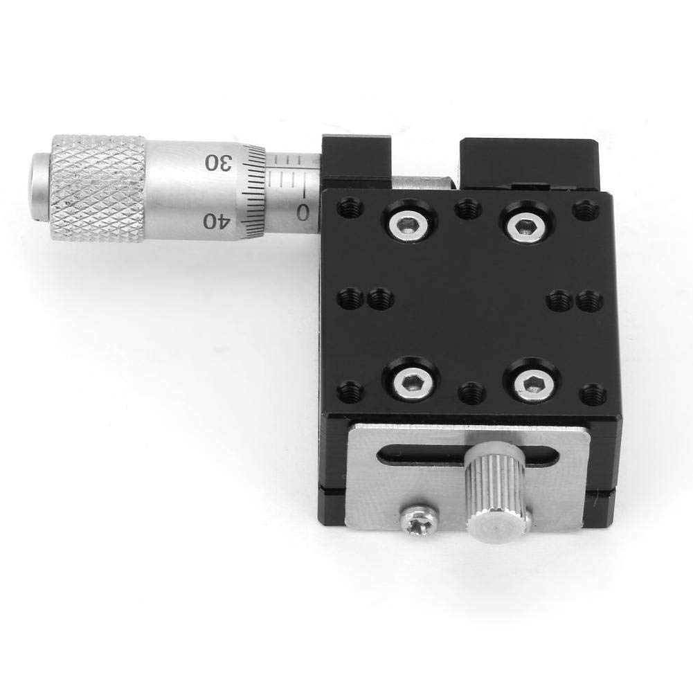 SEMX25-AS Platine linéaire à étage X, 25x25mm X Guide de rouleau croisé à phase linéaire avec translation manuelle
