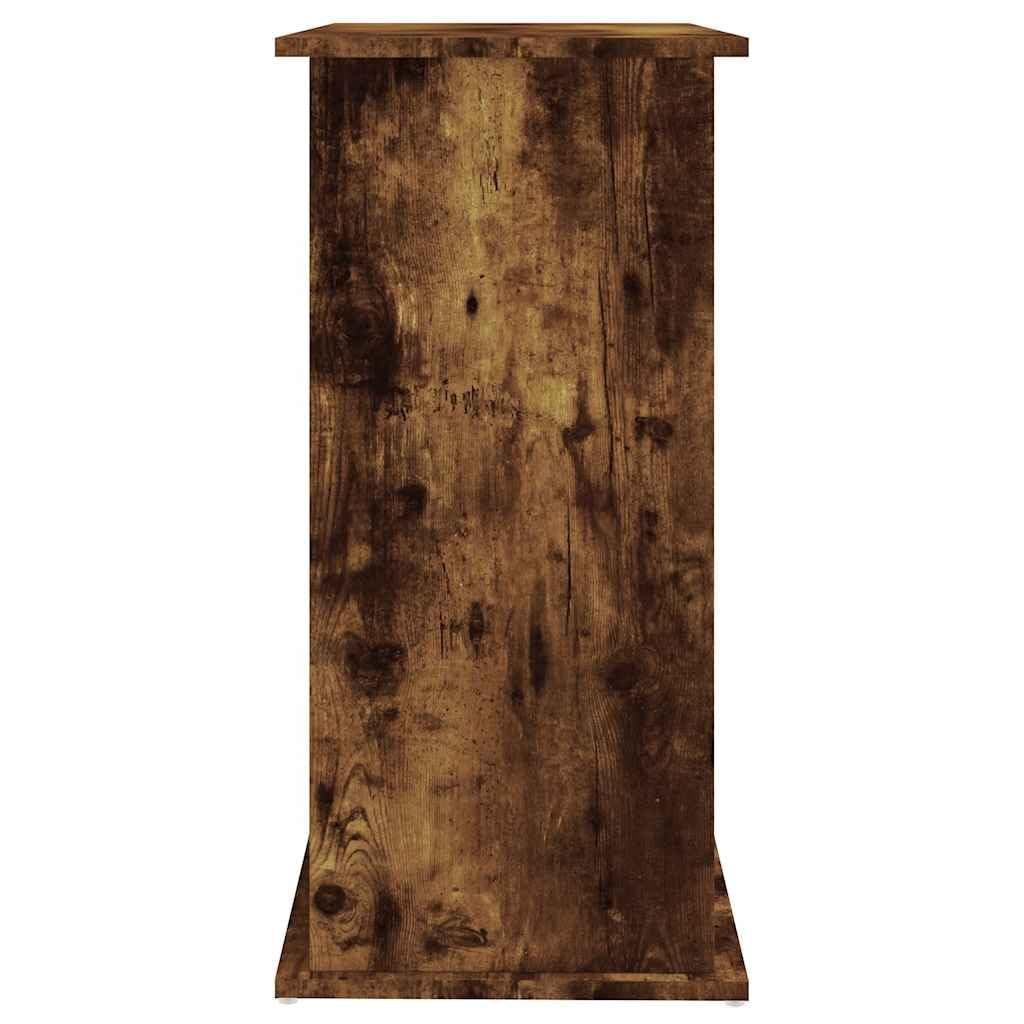 vidaXL Aquariumständer, Aquarium Unterschrank mit viel Stauraum, Aquarium Tisch mit stabiler Oberplatte, Aquariumschrank Aquarium Halter, Räuchereiche Holzwerkstoff