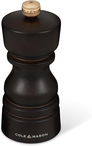 Miniatura 4 de Cole & Mason Molino de sal de madera de chocolate Londres 5.118 in