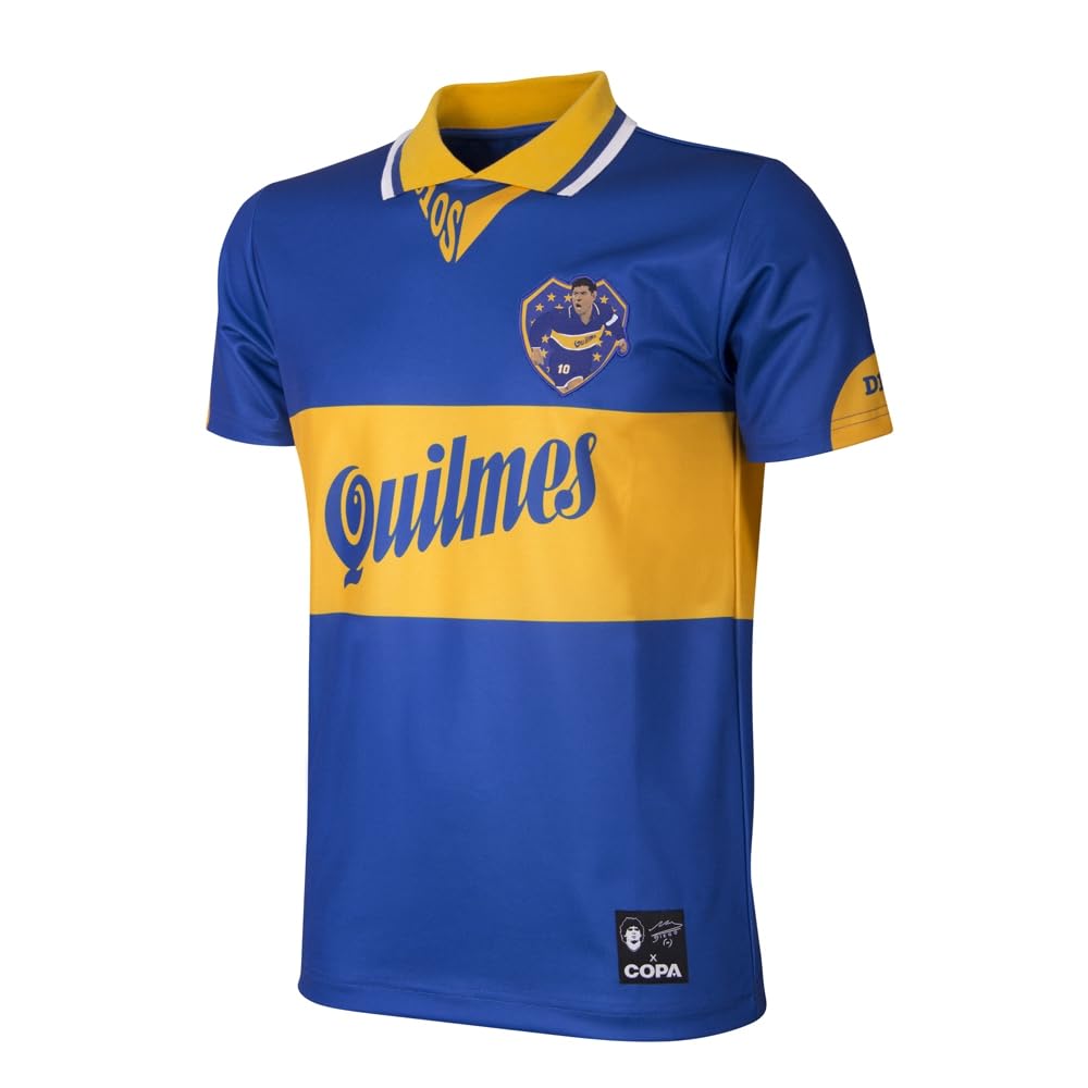 Copa Blue Maradona X Boca Juniors 1995 Retro Football Shirt, Xxl