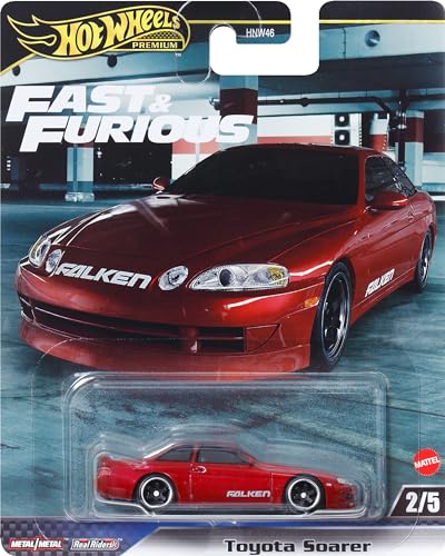 Hot Wheels Toy Car, Premium Fast & Furious 1:64 Scale Die-Cast Toyota Soarer for Collectors Inspired by Fast & Furious Movies (Styles May Vary) - image 6