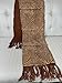 Brown African Mudcloth Scarf/Bogolan Boho Scarf/Unisex Handmade Scarf/Bogolan Mudcloth Scarf/Scarves/Gift for Her/Gift for Him/Chrismas Gift