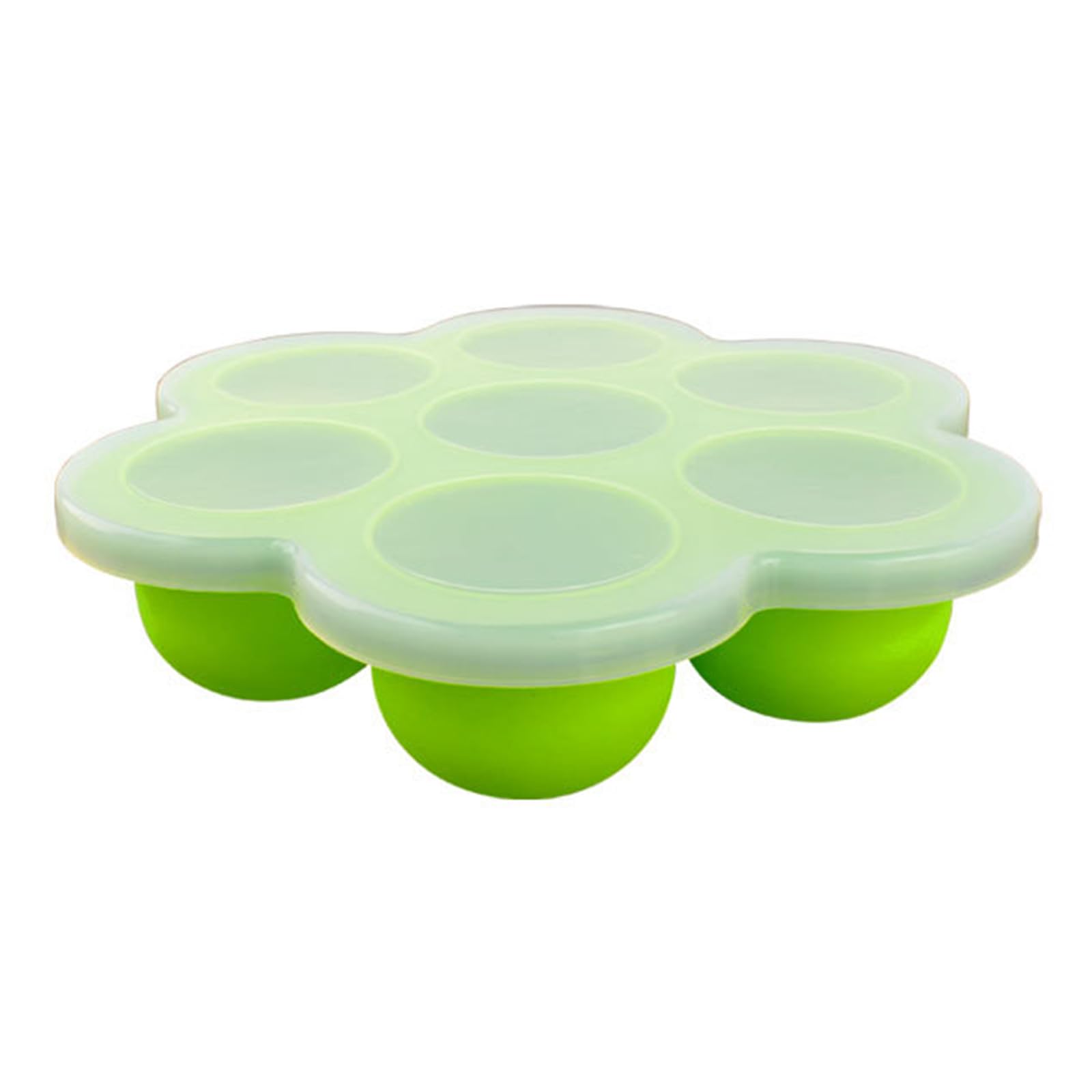 Tsophreniq Compartment Silicone Baby Food Storage Container with Lids Baby Food Saver for Freshness and Convenience Large Size Silicone Storage Container