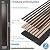 Art3dwallpanels Wood Slat Wall Panel, 108'' x 13'' Wood Panels for Wall 2 Pack 3D Soundproof Wall Panels, Large Acoustic Panels for Interior Ceiling and Wall Decor Noise Reduction,Walnut