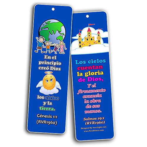 Spanish Powerful God Memory Verse RVR1960 Bookmarks (12-Pack)