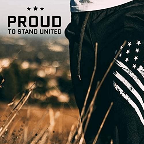 Tactical Pro Supply American Flag Sweatpants - Joggers For Men Women Fitness Workout - White Crest Black (Small) #TOP5