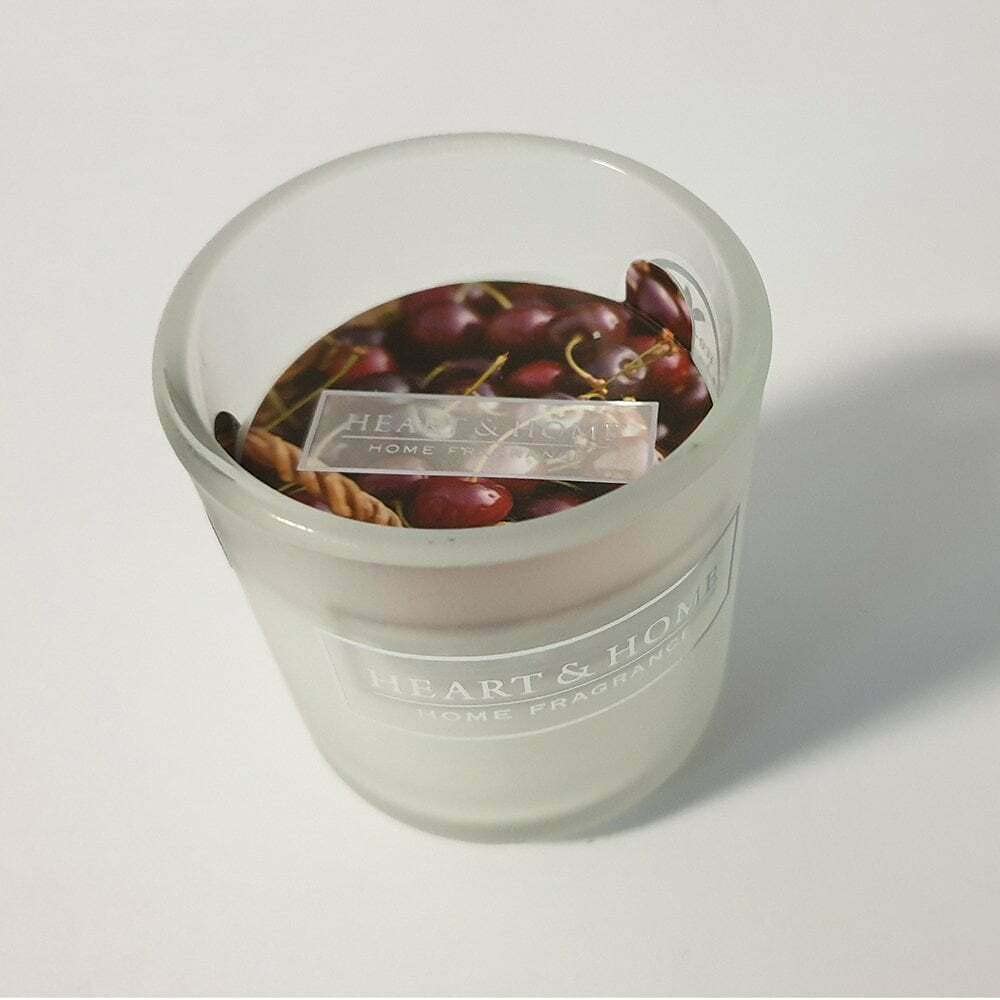 Heart & Home Votive Candle - Sweet Black Cherries Fragrance