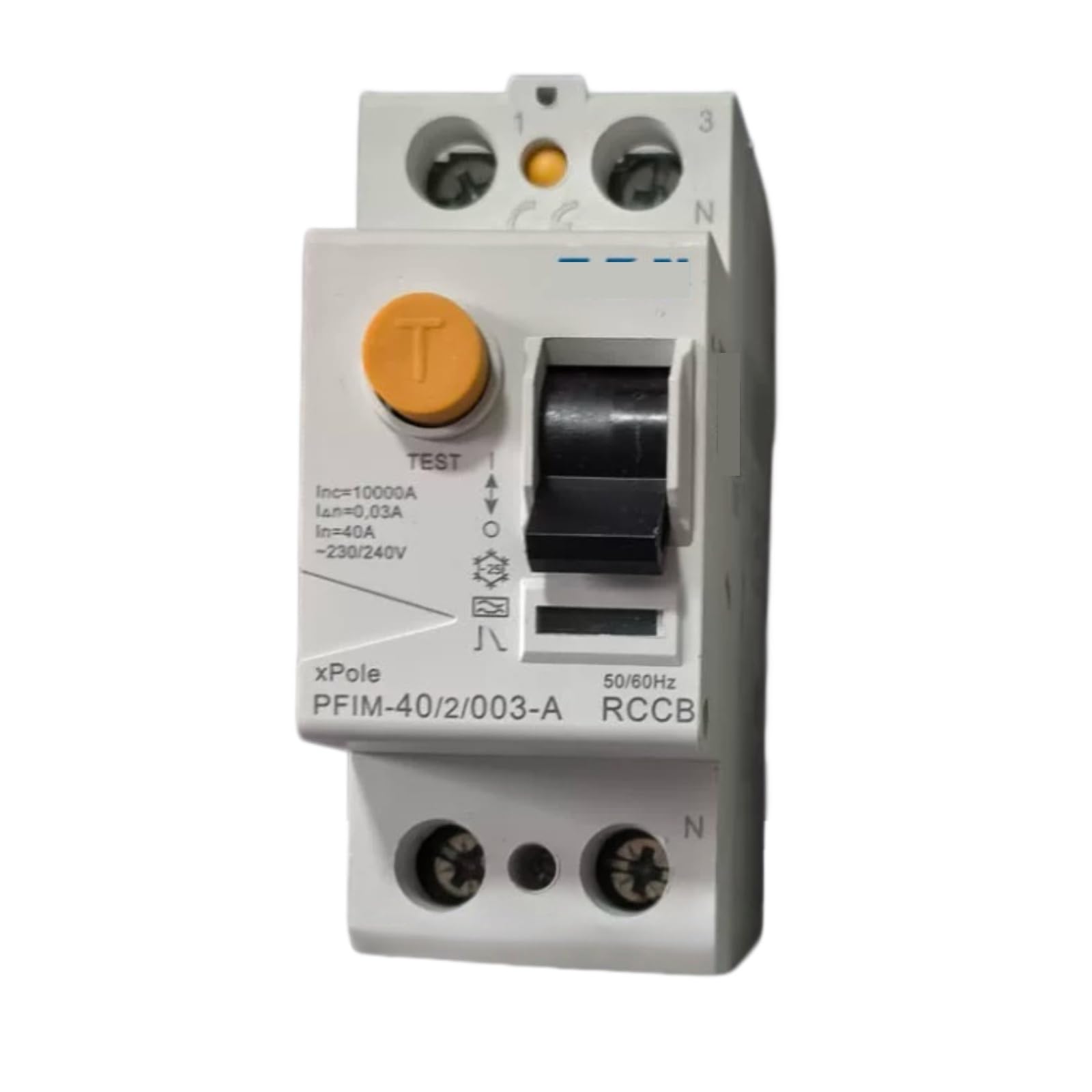 HKEJSJWA Circuit Breaker PFIM-40/2/003-A, 40A 2P Leakage Circuit Breaker Switch