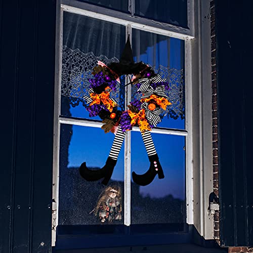 Décoration de maison Halloween à suspendre avec lumières LED - 5
