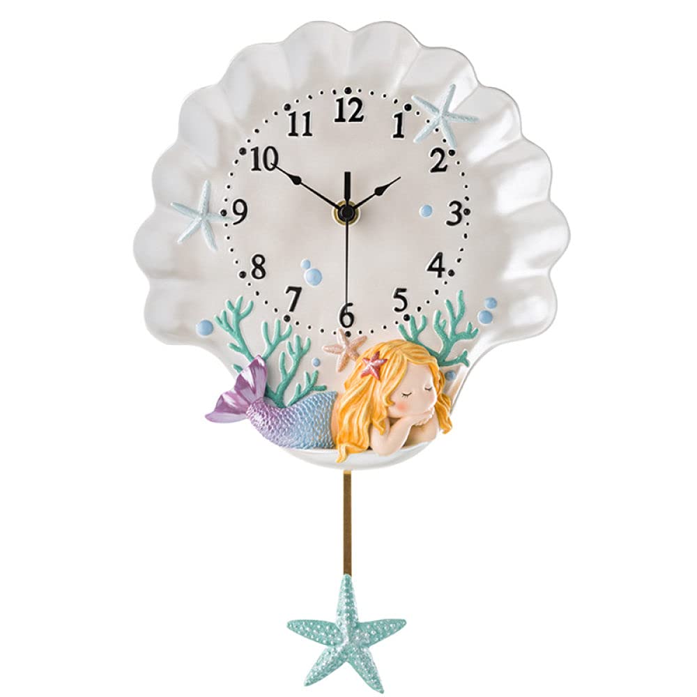 Horloge mode créative Maison Mignonne pour rompre la monotonie des murs blancs