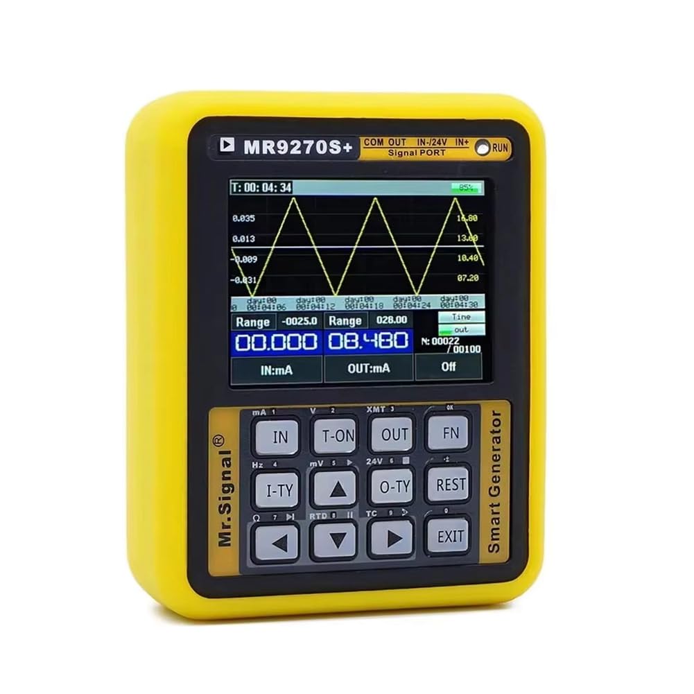 Nondk Handheld Mr9270s+ 4-20Ma Signal Generator Calibrate Current Voltage Pt100 Thermocouple Pressure Transmitter Logger