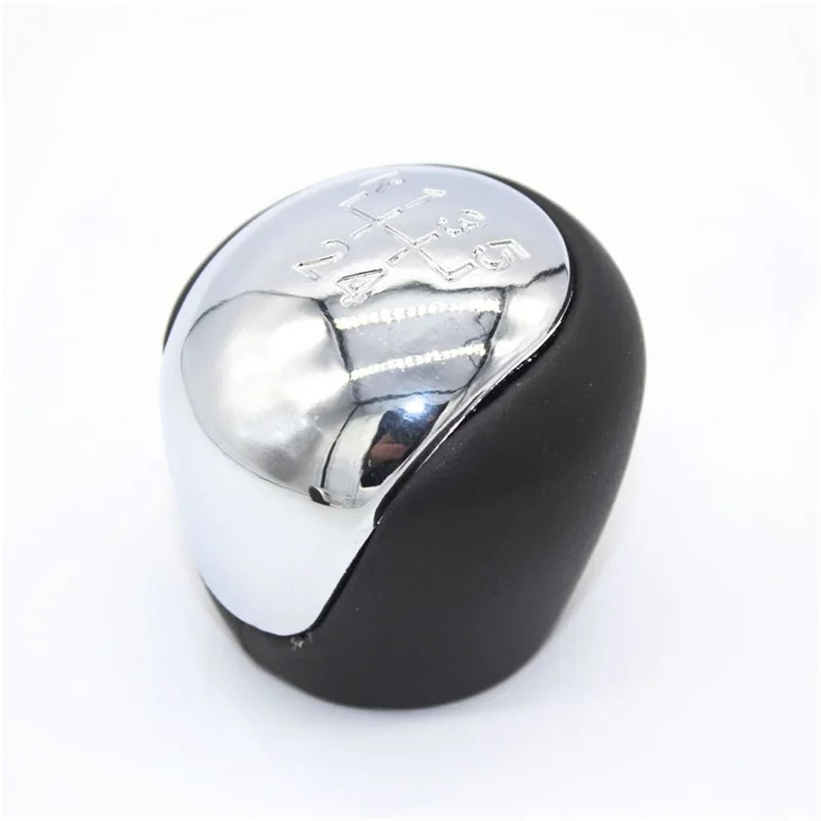 DWTNMEX Gear Shift Knob for Hyundai for Elantra 2008-2012 5 6 Speed Car Gear Shift Knob(Sliver 5 Speed)