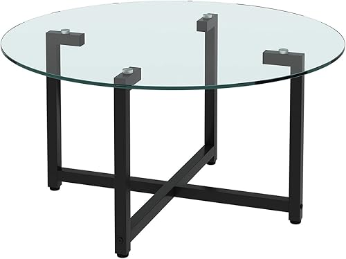 coffee tempered glass surface sturdy modern