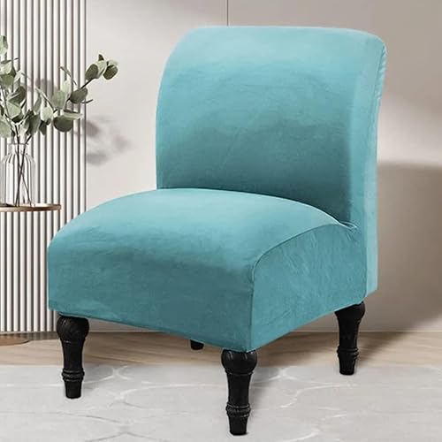 XTHY Fundas De Sillas Individual Cubre Sofá De 1 Plaza Elástica Funda para Sillón Sin Brazos, Elásticas Fundas De Sofá, Protector De Muebles Extraíble Y Lavable para El Hogar Hotel (Color : #25) Cover