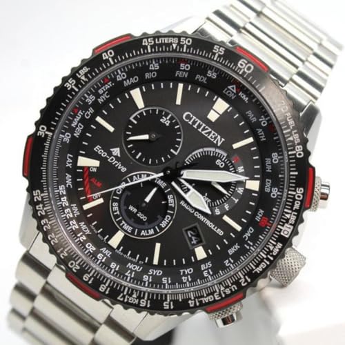 Citizen Orologio Cronografo Eco-Drive Uomini Con Cinturino In Acciaio Inox CB5001-57E - 7