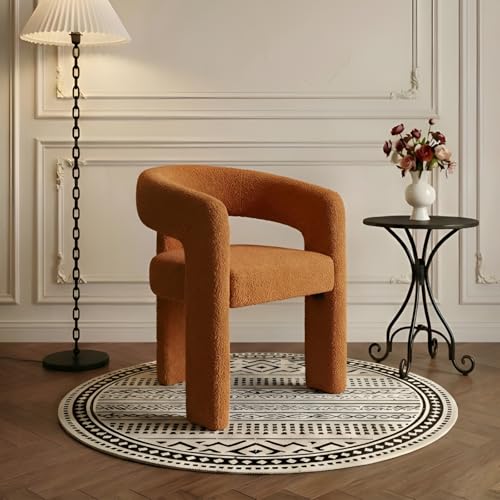 QUINJAY Sherpa Barrel Dining Chair