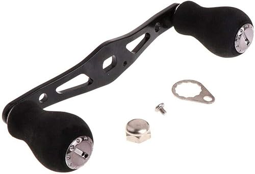 TEAMWILL Negro EVA Power Pesca carrete mango agarre para Abu Garcia Daiwa Baitcasting carrete