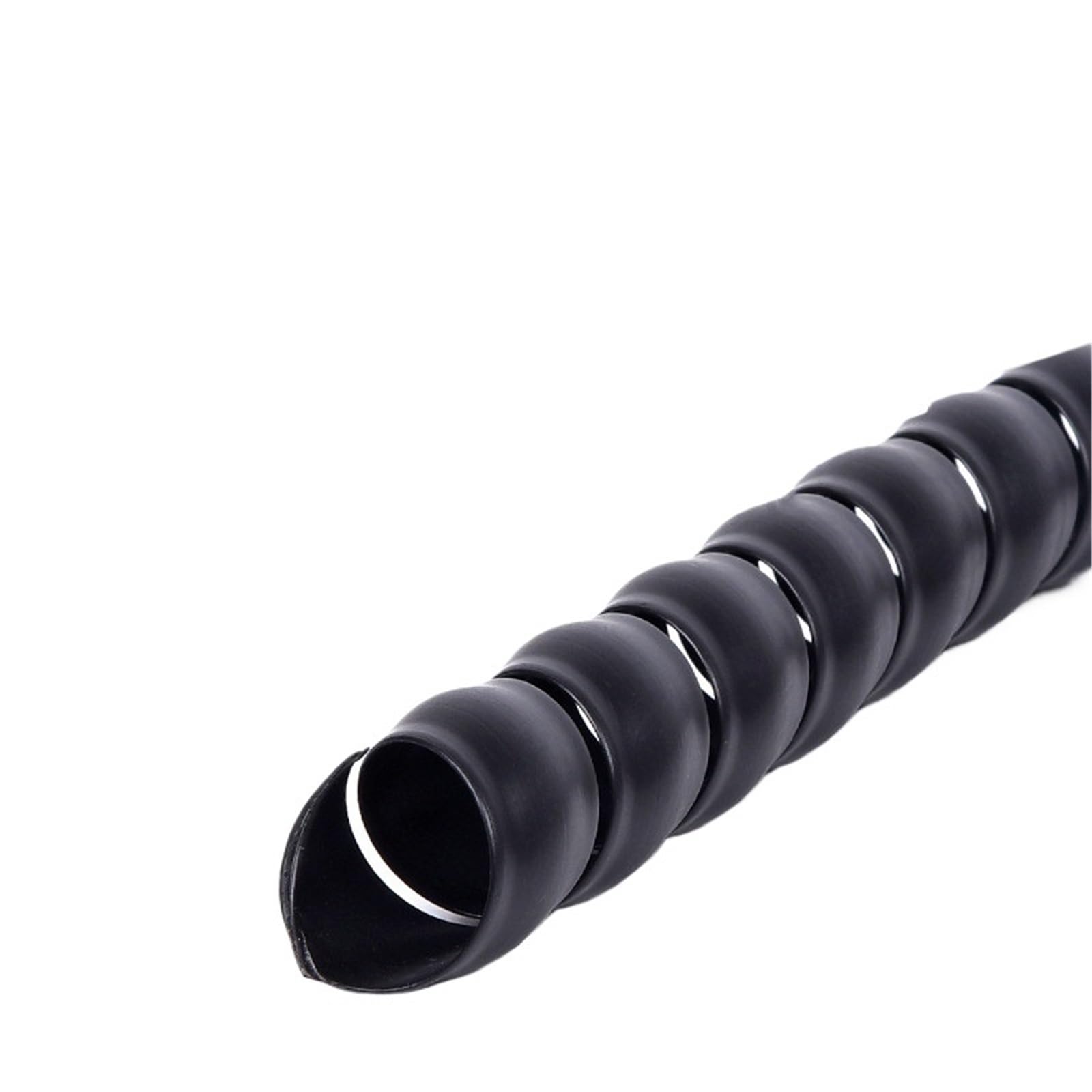 Organizador de Cables Organizador de Cables 1, 2 y 5 Metros, 8 mm 10, protección tuberías, Envoltura Flexible en Espiral, Protector Cubierta de Gestión de Cables(Black,ID 45mm,2 Meters)