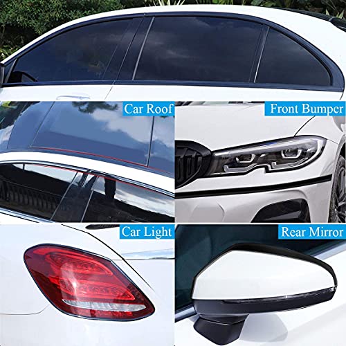 Sbwlkj DOES NOT APPLY 25Ft Automotive Trim Molding 1/2"(12Mm) Wide Universal Car Side Moldings Self Adhesive Uv-Protected Scratch-Proof thumb #5
