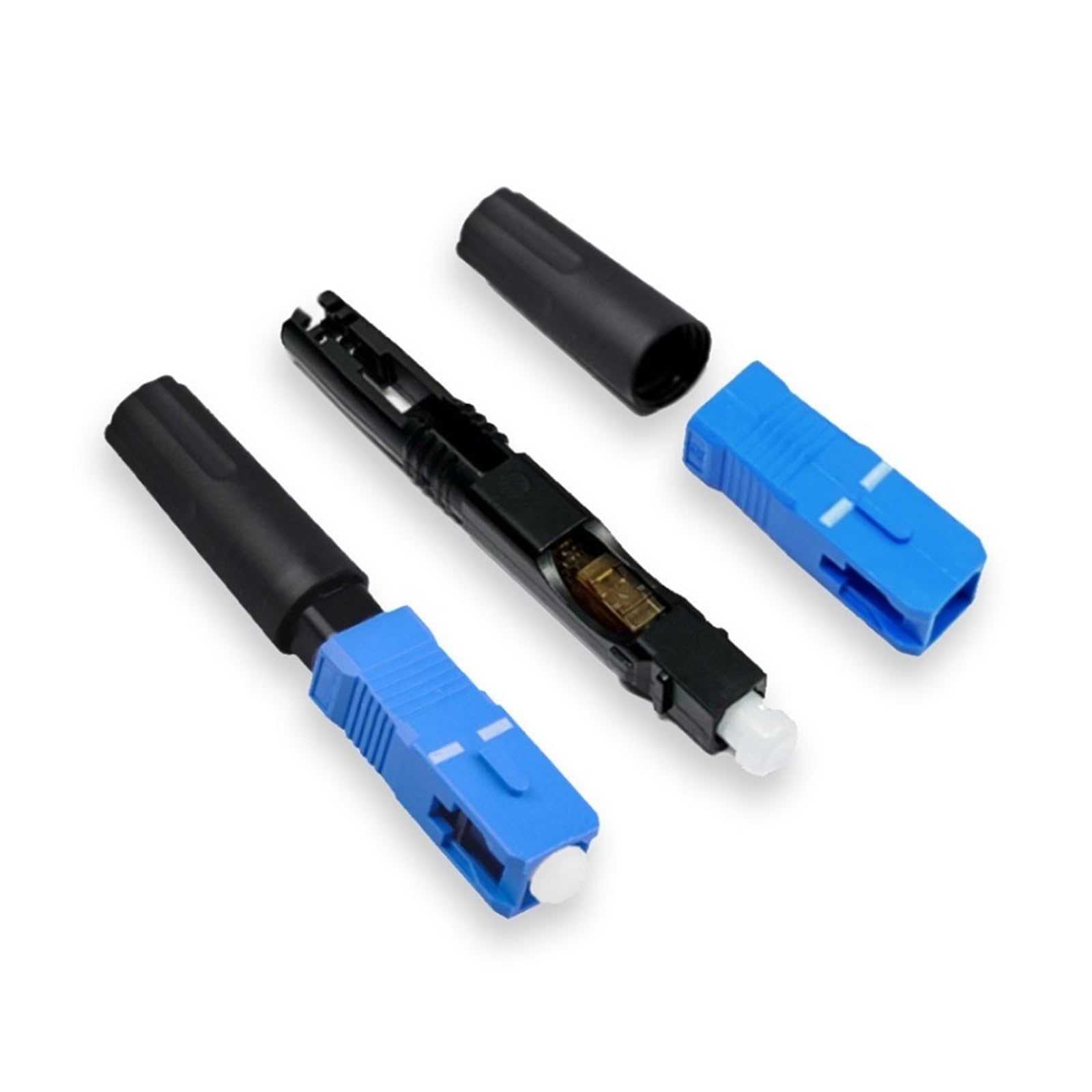 Épisseur de Fibre Optique Adaptateur SC monomode for Fibre Optique UPC/APC Rapide à Froid FTTH(200pcs SC APC)