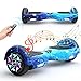 Hoverboards, 6,5 Zoll Vollgummireifen mit coolen LED, Hoverboard für Kinder mit Bluetooth Lautsprecher, 350W Dual-Motor, Anti-Rutsch-Pedal, bunt blau, Geschenkauswahl für Kinder Motor mit günstig Kaufen-Hoverboards, 6,5 Zoll Vollgummireifen mit coolen LED, Hoverboard für Kinder mit Bluetooth Lautsprecher, 350W Dual-Motor, Anti-Rutsch-Pedal, bunt blau, Geschenkauswahl für Kinder