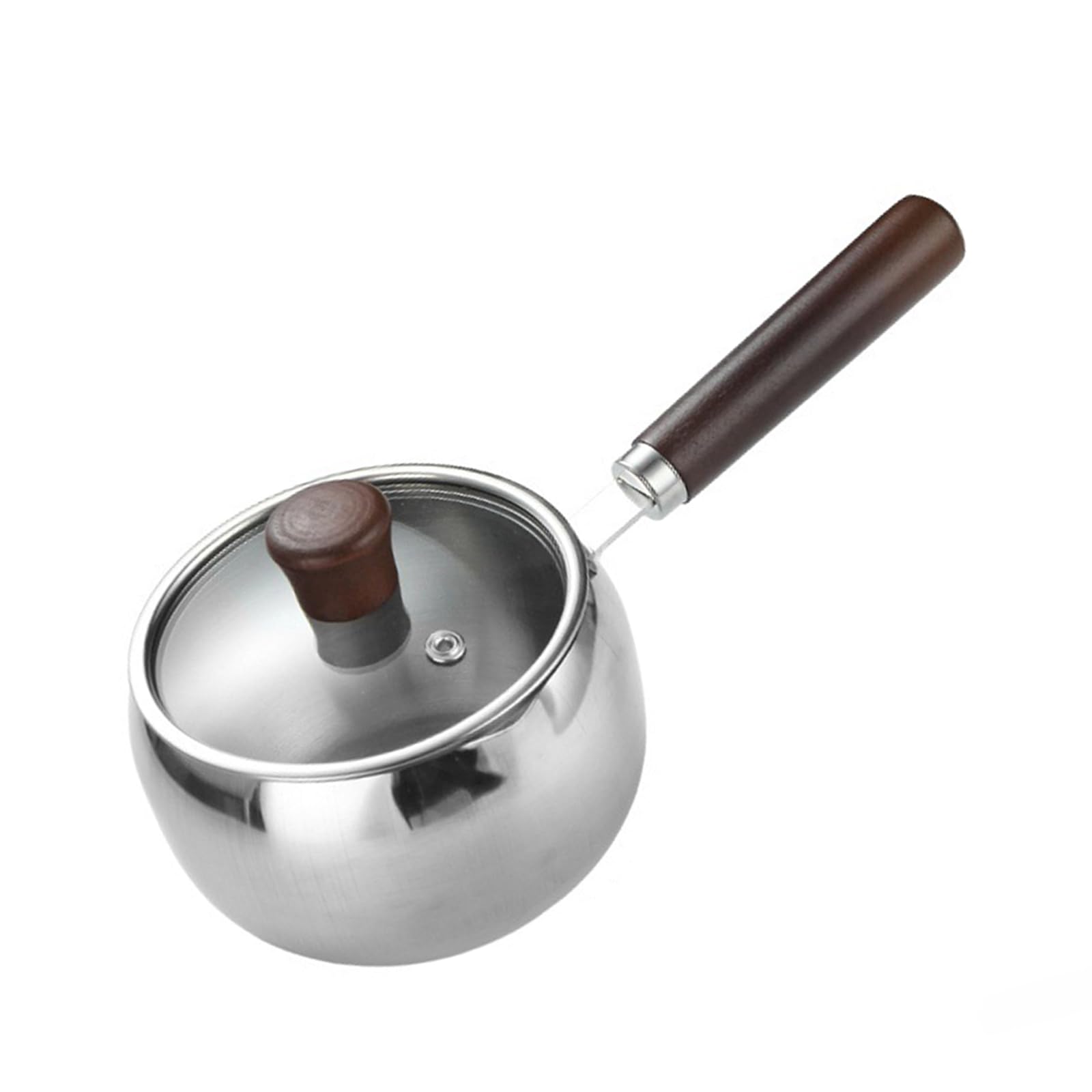 TQUXNGA Multipurpose Small Induction Compatible Pots with Pour Spout Great for Chocolate Melting and Soup Making Tiny Sauce Pan