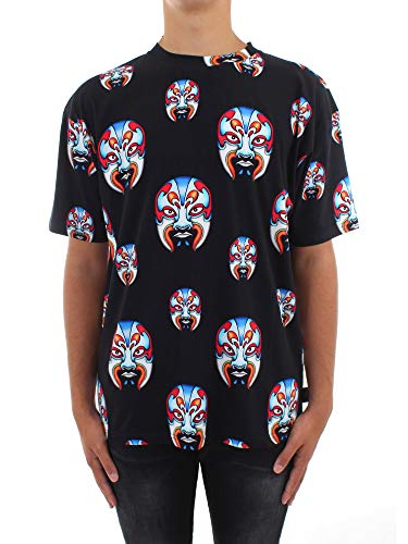 Custo Barcelona UOMO T-Shirt Nero/BLU Mod. A1901 1346 M