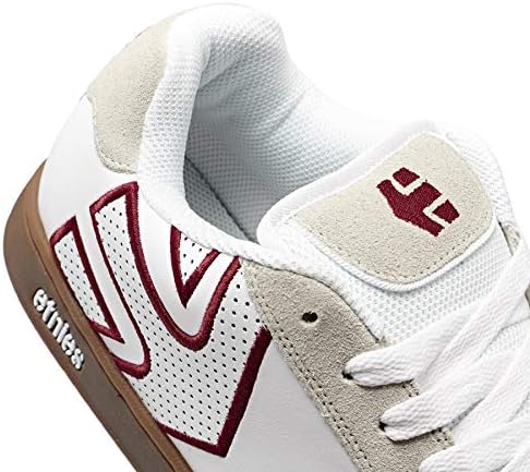 Etnies Men's Fader Skate Shoe, White/Tan, 7 Medium US | Image 6