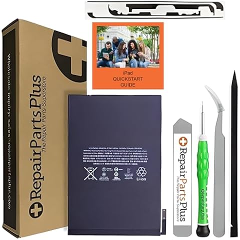 Repair Parts Plus for iPad Mini 5-5th Generation Battery Replacement A2114 Premium Kit (2019, A2126 | A2124 | A2133) + Tools + Adhesive Cover