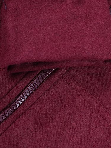 Image of Unisex Kids Solid Full Sleeve Zip Front Open Hooded Sweatshirt
