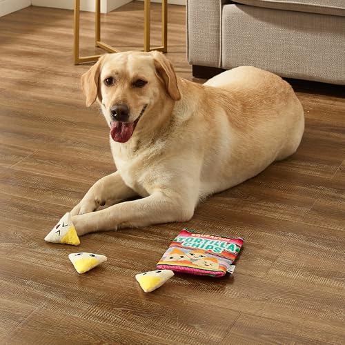 Image of Outward Hound Snack Bag Tortilla Chips Puzzle Squeaky Dog Toys