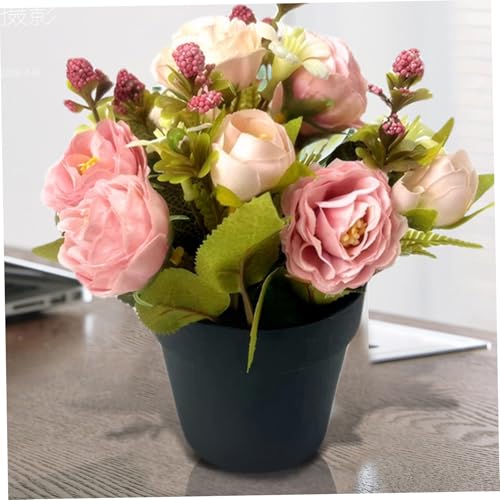 Obelunrp Fiori artificiali per tombe 6 X7 pollici Rose artificiali Fiori per tombe in vasi Cimitero di seta per cimitero Funerale Decorazioni per commemorative Style2, Decoración de jardín