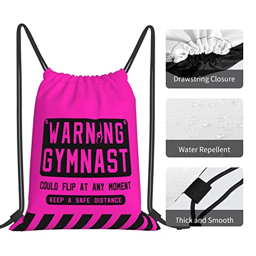 Tysn Gymnastics Drawstring Backpack Waterproof Adjustable Lightweight Gym Drawstring Bag Sports Dance Sackpack #TOP4