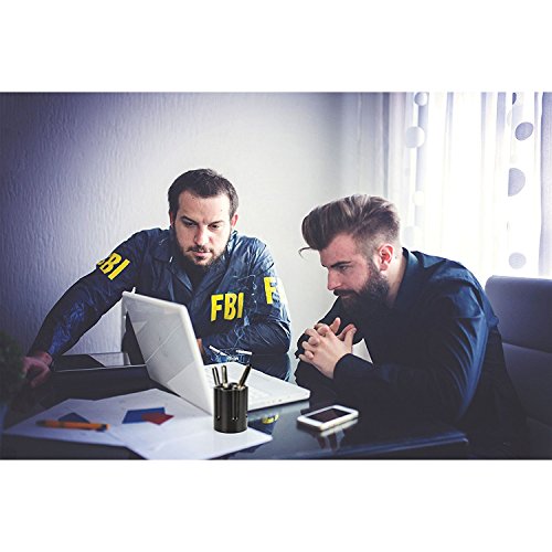 Barbuzzo Revolver Pen Holder & Paper Weight, Cast Aluminum Office Gift – Cool Pencil Holder for Desk Men, Funny Pen Stand, Gun Decor Accessory, Unique Vintage Desk Gadget - Image 6