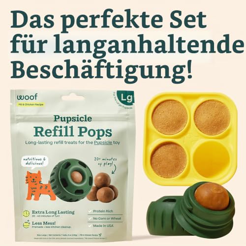 WOOF Starter Pack – Interaktives Hundespielzeug gegen Langeweile – Leckerli-Formen aus Silikon… – Ansicht 2
