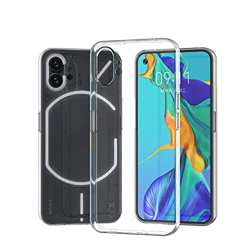 Image of A Accessories kart Transparent || Edge to Edge Protection Back case Cover for Nothing Phone 1 - Transparent