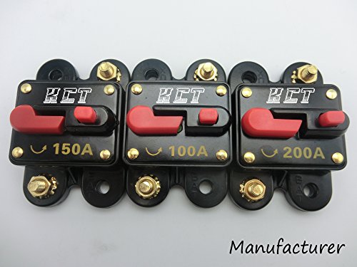 Car Audio Circuit Breaker Reset Fuse 100A for System Protection 12V/24V …