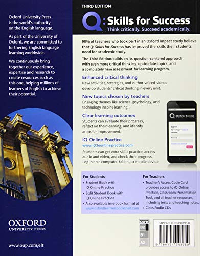 Q Skills for Success Reading and Writing, 4th Level 3rd Edition Student book and IQ Online Access - Image 2