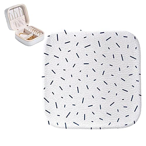 Memphis Boîte de rangement à bijoux en cuir synthétique Noir