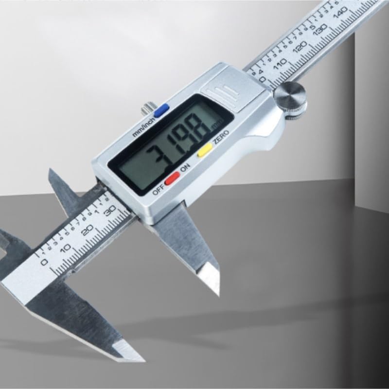 Rangefinder Caliper Industrial Measuring Tool | Stainless Steel Digital Caliper with 0-150 Range High Precision