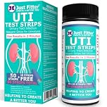 UTI Urine Test Strips. Urinary Tract Infection Strip. Simple, Fast and Accurate Results. Urinalysis Home Testing Stick Kit for Nitrite and Leukocytes. (1 Bottle)